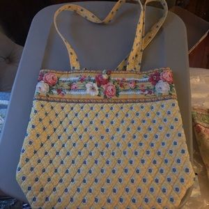 Vera Bradley yellow tote